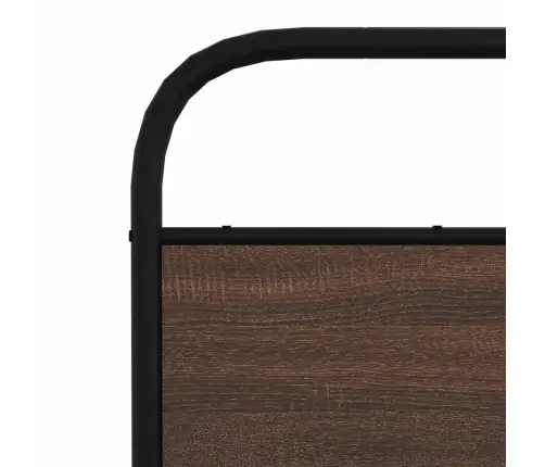 Galvgalis, Brūna Ozola, 135 Cm, Tērauds Un Koks Vidaxl