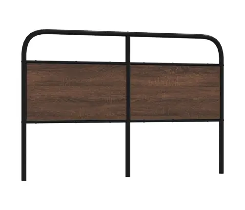 Voodipeats, Pruun Tamm, 160 cm Teras Ja Tehispuit