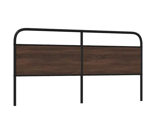 Galvgalis, Brūna Ozola, 190 Cm, Tērauds Un Koks Vidaxl