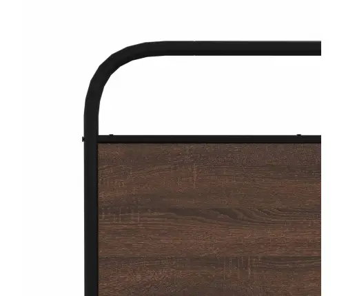 Galvgalis, Brūna Ozola, 190 Cm, Tērauds Un Koks Vidaxl