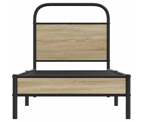 Gulta Bez Matrača, Ozolkoka, 75X190 Cm, Inženierijas Koks Vidaxl