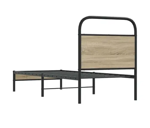 Gulta Bez Matrača, Ozolkoka, 75X190 Cm, Inženierijas Koks Vidaxl