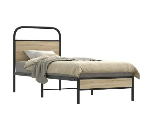 Gulta Bez Matrača, Ozolkoka, 80X200 Cm, Inženierijas Koks Vidaxl