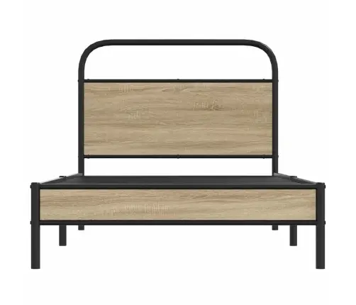 Gulta Bez Matrača, Ozolkoka, 90X200 Cm, Inženierijas Koks Vidaxl