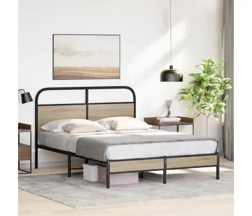 Lovos Rėmas Be Čiužinio, Dūminio Ąžuolo, 140X190cm Mediena