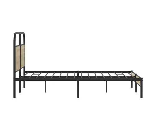 Lovos Rėmas Be Čiužinio, Dūminio Ąžuolo, 140X190cm Mediena