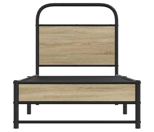 Lovos Rėmas Be Čiužinio, 75X190 cm Dūminis, Apdirbta Mediena