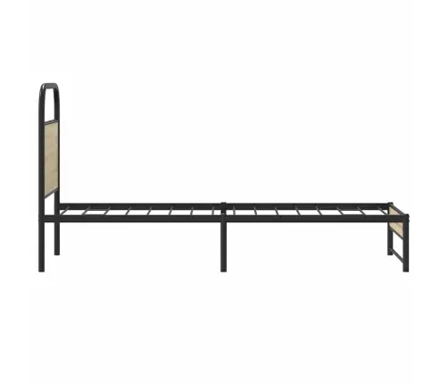 Lovos Rėmas Be Čiužinio, 75X190 cm Dūminis, Apdirbta Mediena