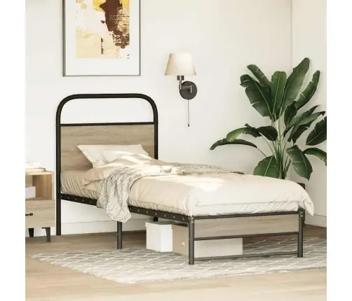 Voodiraam Ilma Madratsita, Suitsutatud Tamm, 80X200 Cm