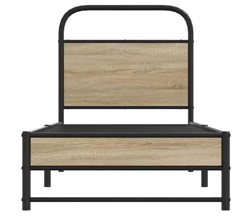 Voodiraam Ilma Madratsita, Suitsutatud Tamm, 80X200 Cm