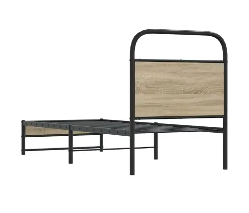 Voodiraam Ilma Madratsita, Suitsutatud Tamm, 80X200 Cm