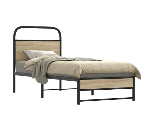 Voodiraam Ilma Madratsita, Suitsutatud Tamm, 80X200 Cm