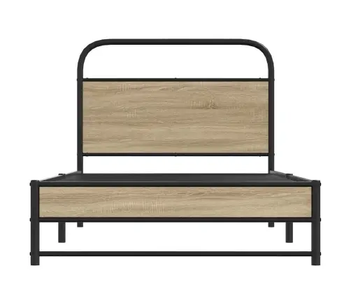 Voodiraam Ilma Madratsita, Suitsutatud Tamm, 90X190 Cm