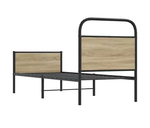 Voodiraam Ilma Madratsita, Sonoma Tamm, 75X190 Cm