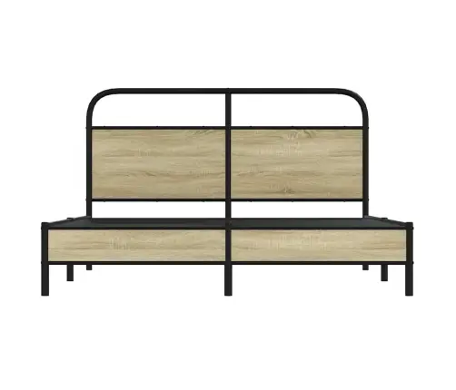 Lovos Rėmas Be Čiužinio, Sonoma, 150X200cm Apdirbta Mediena