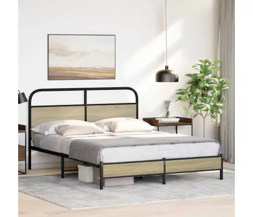 Voodiraam Ilma Madratsita, Sonoma Tamm, 160X200 Cm