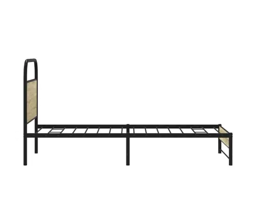 Gulta Bez Matrača, Ozolkoka, 75X190 Cm, Inženierijas Koks Vidaxl