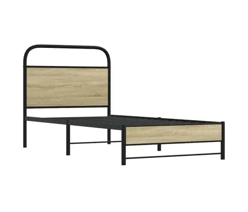 Lovos Rėmas Be Čiužinio, Sonoma, 80X200cm Apdirbta Mediena