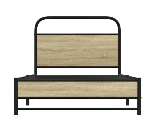 Lovos Rėmas Be Čiužinio, Sonoma, 90X190cm Apdirbta Mediena