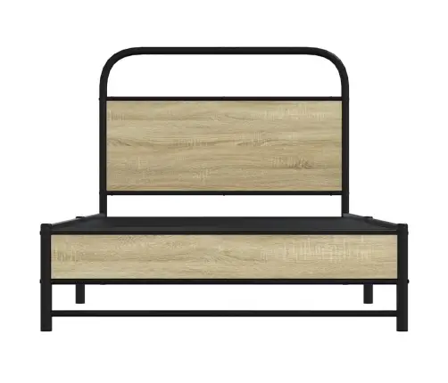 Lovos Rėmas Be Čiužinio, Sonoma, 100X190cm Apdirbta Mediena