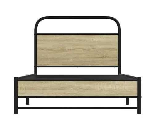 Gulta Bez Matrača, Ozolkoka, 100X200 Cm, Inženierijas Koks Vidaxl