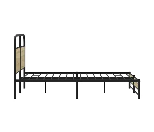 Voodiraam Ilma Madratsita, Sonoma Tamm, 135X190 Cm