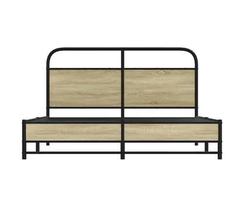 Lovos Rėmas Be Čiužinio, Sonoma, 150X200cm Apdirbta Mediena