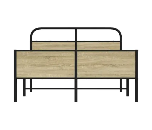 Lovos Rėmas Be Čiužinio, Sonoma, 120X190cm Apdirbta Mediena