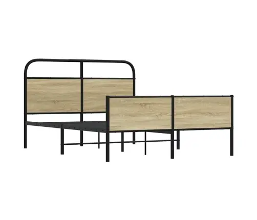 Voodiraam Ilma Madratsita, Sonoma Tamm, 140X190 Cm