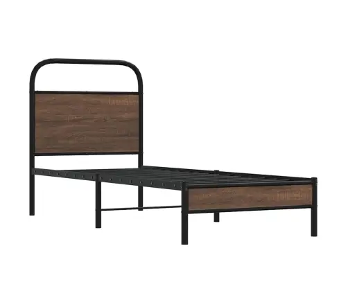 Gulta Bez Matrača, Brūna Ozola, 75X190 Cm, Inženierijas Koks Vidaxl