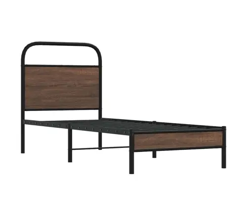 Gulta Bez Matrača, Brūna Ozola, 80X200 Cm, Inženierijas Koks Vidaxl