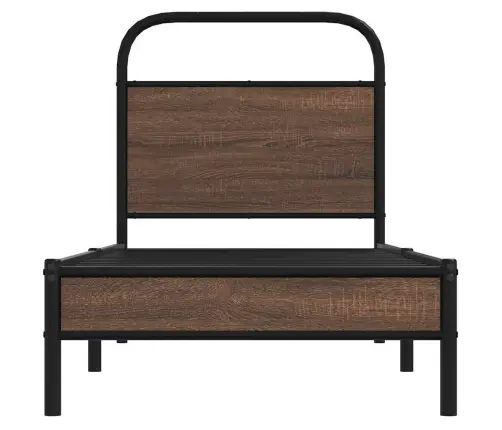 Gulta Bez Matrača, Brūna Ozola, 80X200 Cm, Inženierijas Koks Vidaxl