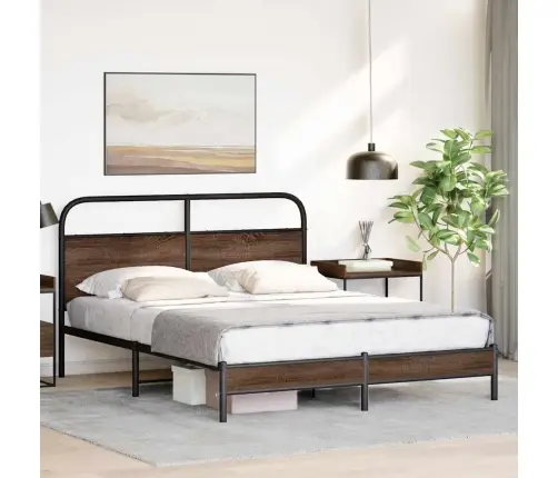 Lovos Rėmas Be Čiužinio, Rudos Ąžuolo, 150X200 Cm