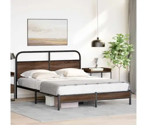 Voodiraam Ilma Madratsita, Pruun Tamm, 160X200 Cm