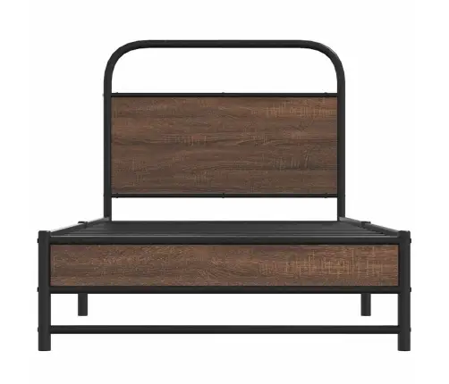 Gulta Bez Matrača, Brūna Ozola, 90X190 Cm, Inženierijas Koks Vidaxl