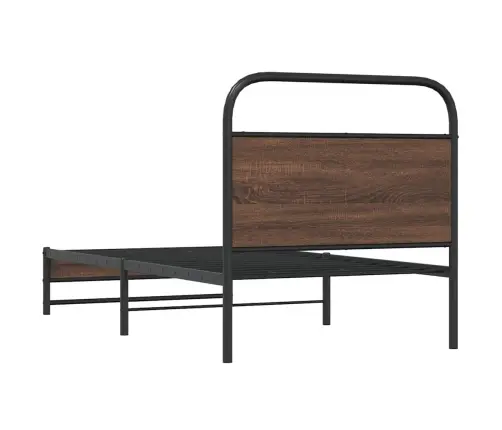 Voodiraam Ilma Madratsita, Pruun Tamm, 100X190 Cm