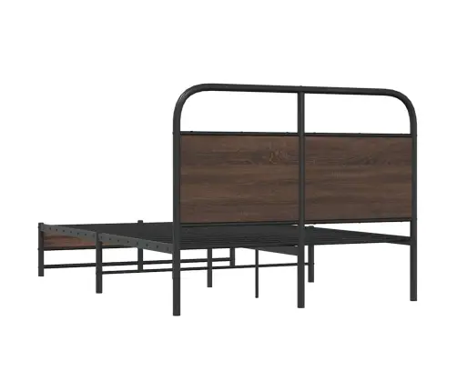 Gulta Bez Matrača, Brūna Ozola, 120X190 Cm, Inženierijas Koks Vidaxl