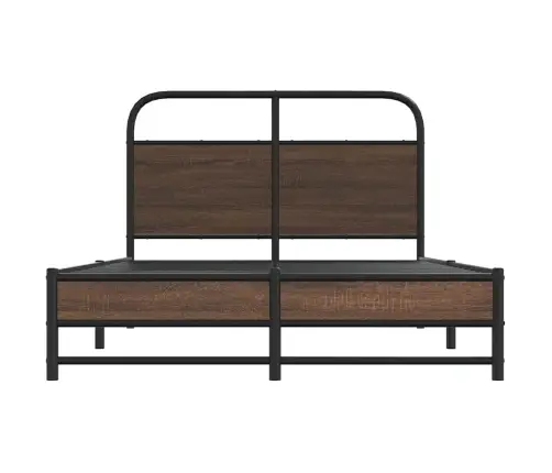 Voodiraam Ilma Madratsita, Pruun Tamm, 140X200 Cm