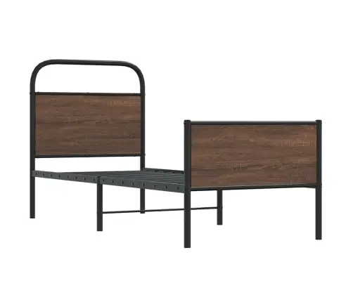 Lovos Rėmas Be Čiužinio, Dūminis, 75X190cm Apdirbta Mediena