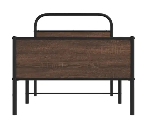 Voodiraam Ilma Madratsita, Pruun Tamm, 90X190 Cm