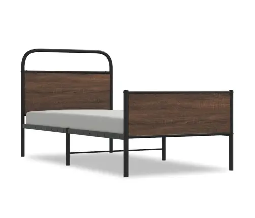 Voodiraam Ilma Madratsita, Pruun Tamm, 107X203 Cm