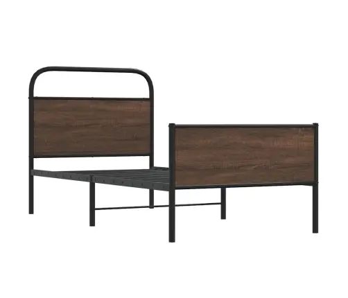 Voodiraam Ilma Madratsita, Pruun Tamm, 107X203 Cm