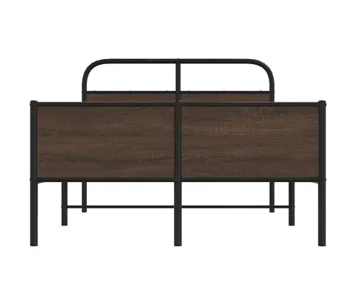 Voodiraam Ilma Madratsita, Pruun Tamm, 120X190 Cm