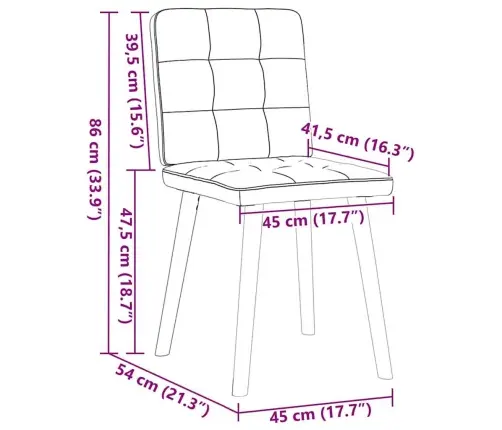 Virtuves Krēsli, 4 Gab., Vīnsarkans Audums Vidaxl