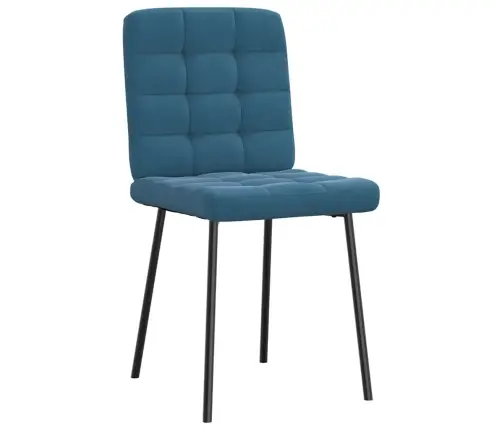 Söögitoolid 4 Tk, Sinine, Samet