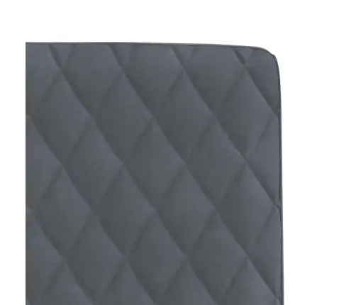 Virtuves Krēsli, 4 Gab., Tumši Pelēks Samts Vidaxl