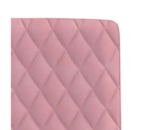 Valgomojo Kėdės, 4Vnt., Rožinės Spalvos, Aksomas Valgomojo Kėdės, 4Vnt., Rožinės Spalvos, Aksomas