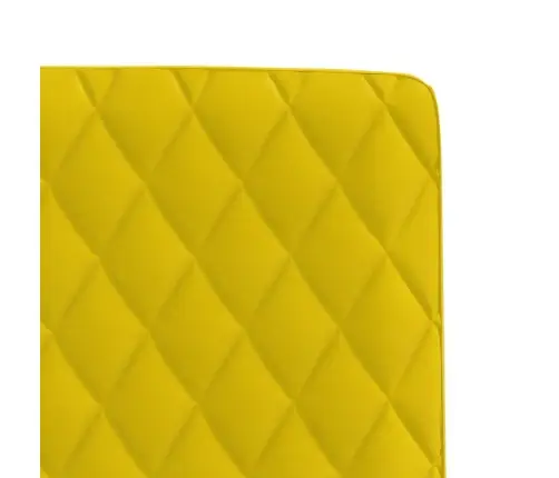 Virtuves Krēsli, 4 Gab., Dzeltens Samts Vidaxl Virtuves Krēsli, 4 Gab., Dzeltens Samts Vidaxl