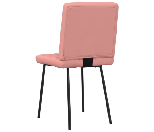Söögitoolid 4 Tk Roosa Kunstnahk