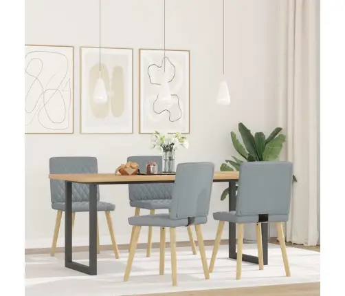 Söögitoolid 4 Tk, Helehall, Kangas